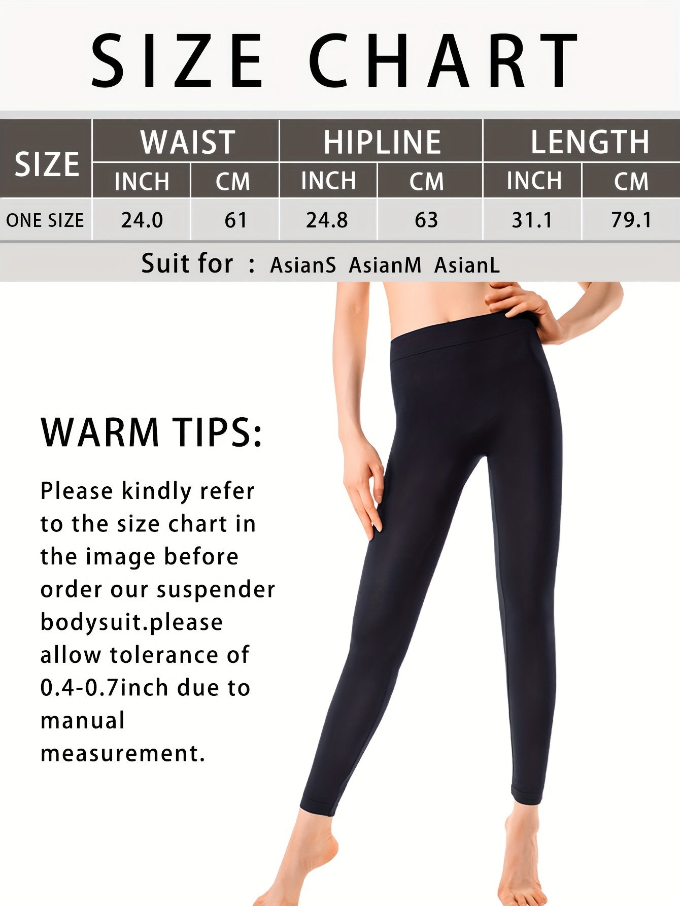 Soft Thermal Pants Slim Elastic Tights For Winter