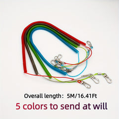 Elastic Fishing Rod Hand Rope with Steel Wire Inner Core