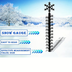 Snow Gauge Metal Snow Probe Snow Depth Measuring Rod Garden Christmas Gift
