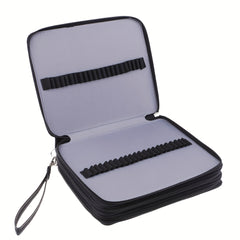 120 Slot Colored Pencil Organizer PU Leather Pencil Case