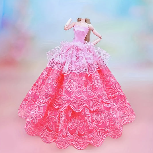 1/6 Scale Doll Clothes Set - Party Dress, Tank Top, Skirt, Coat, Jacket