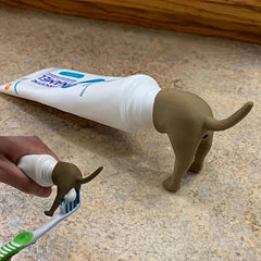 Pooping Dog Butt Toothpaste Topper Funny Toothpaste Squeezer