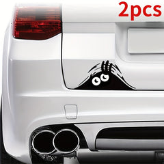 2pcs 3D Anime Elf Car Stickers Mirror Stickers Waterproof Car Accessorie