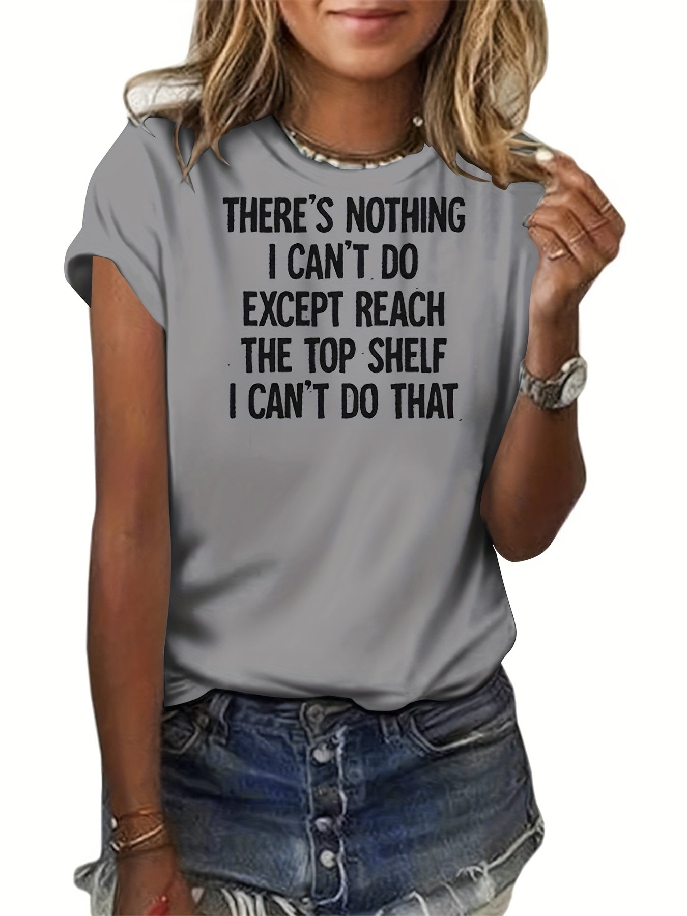 Summer Letter Graphic T-shirt Women's Top