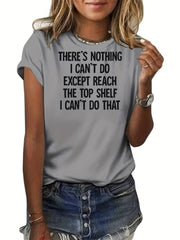 Summer Letter Graphic T-shirt Women's Top