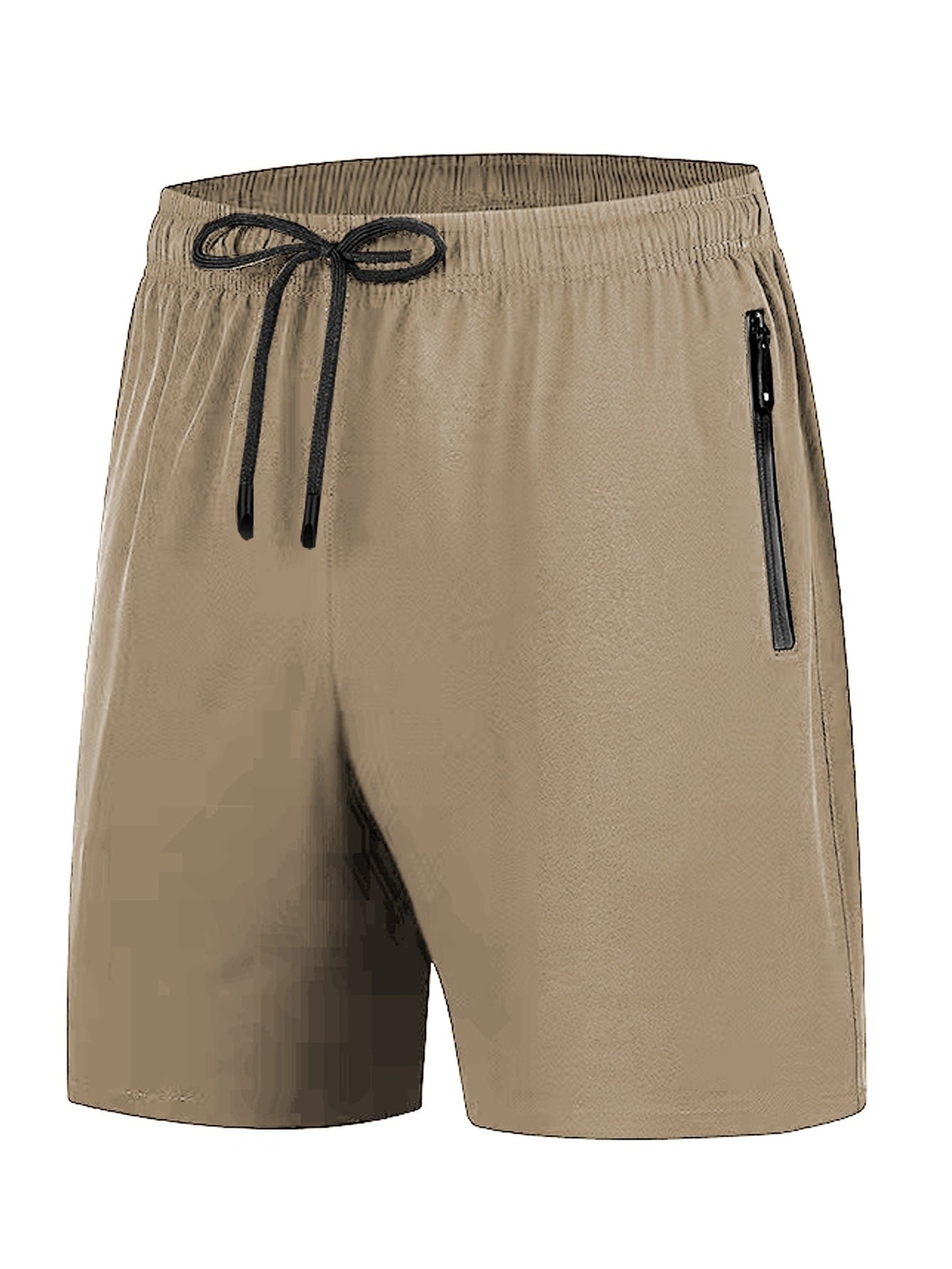 Men's Quick Dry Sport Shorts with Zip Pocket