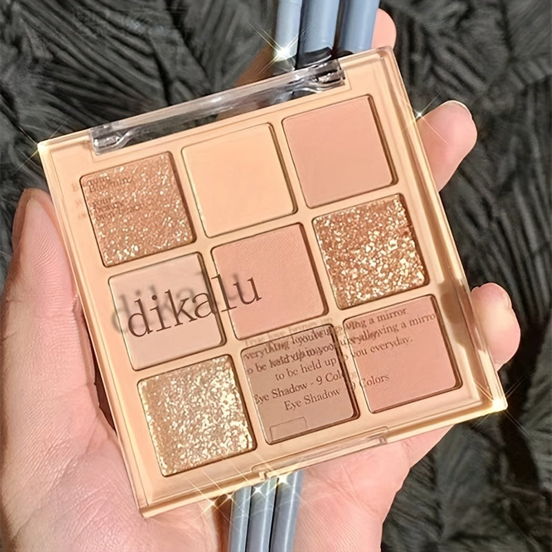 Milk Tea 9 Eyeshadow Palette Matte & Shimmer Finish