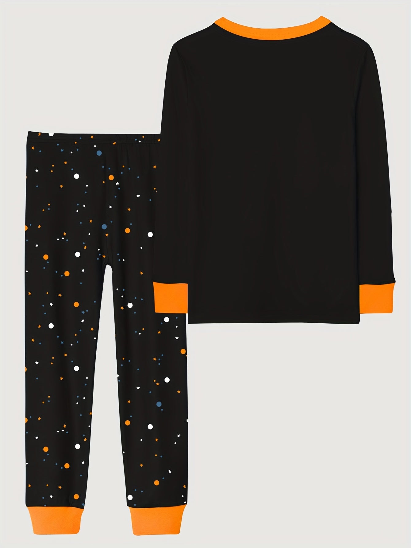 Boy's Cartoon 2pcs Pajama Set Long Sleeve Top & Pants Loungewear