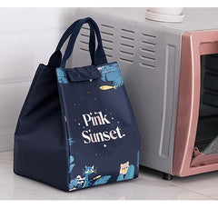 Cute Insulated Lunch Bag for Kids, Leakproof Cartoon Theme