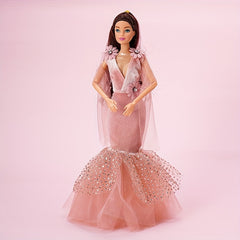 11in Doll Dress Clothing Change Doll Clothes Pink Wedding Growns Doll Outfit