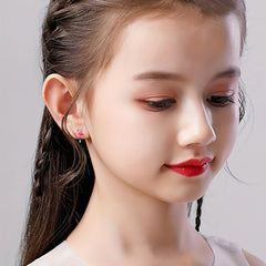 18 Pairs Cartoon Animals Earrings Clip for Kids