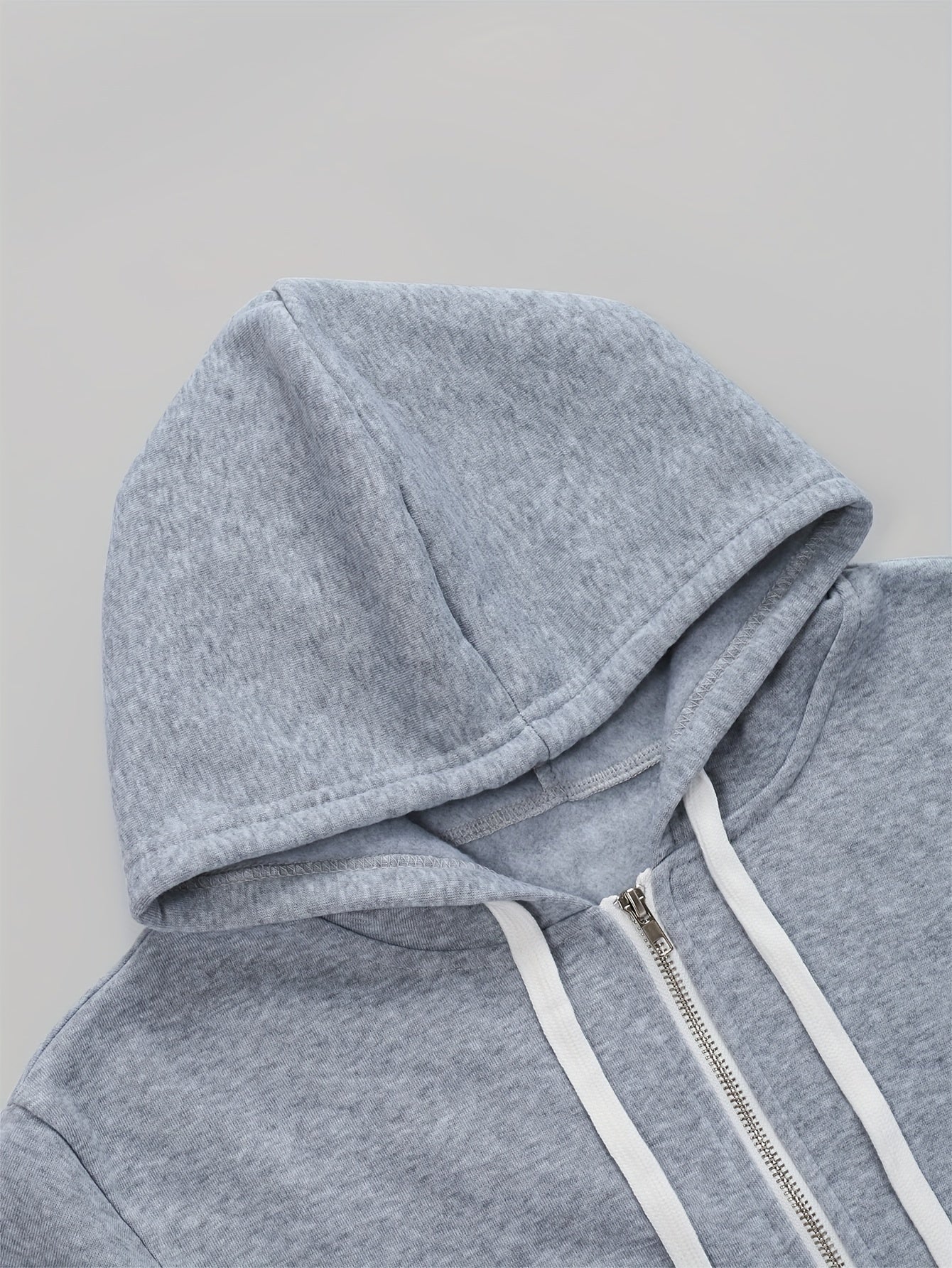 Solid Long Sleeve Hoodie & Joggers Set