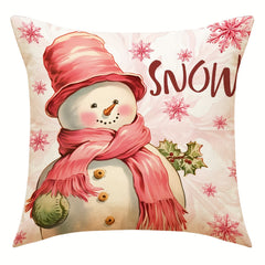 Christmas Throw Pillow Cover for Home Decor - No Insert