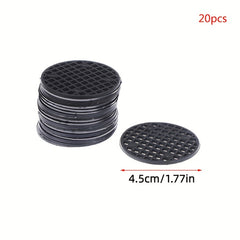 20pcs Flowerpot Mesh Pad Hole Mesh Mats Bonsai Basin Bottom Gasket