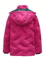 Kids Ski Jacket Winter Waterproof Removable Coat