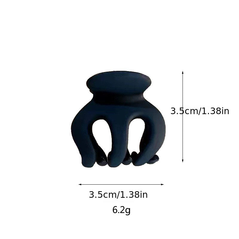 Matte Solid Hair Claw Clip Non Slip Strong Hold Grip Hair Jaw Clip