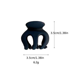 Matte Solid Hair Claw Clip Non Slip Strong Hold Grip Hair Jaw Clip