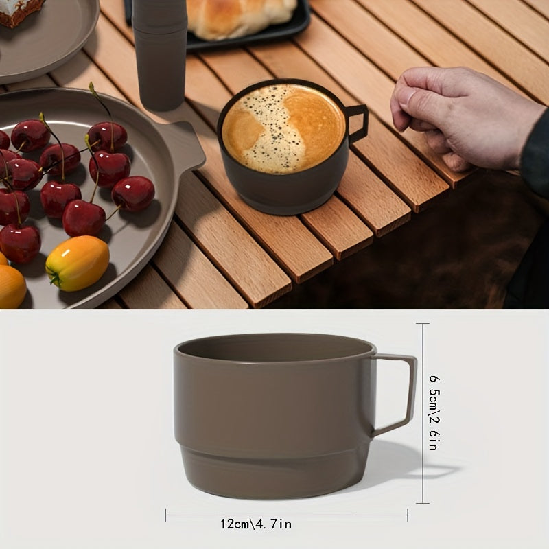 Camping Tableware Set Water Cup Bowl Plate Portable Supplies
