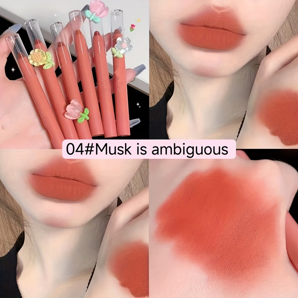 Natural Nude Lip Liner Pen Matte Waterproof Cream Lipstick