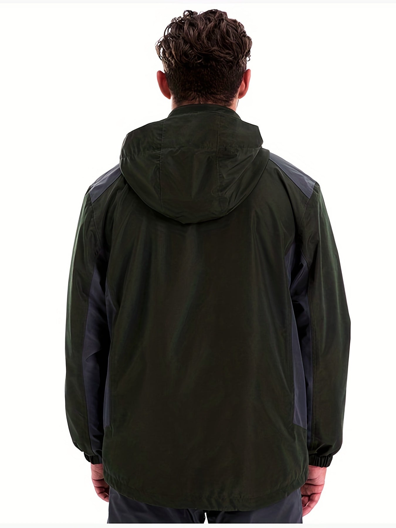 Men's Thermal Fleece Skiing Hooded Jacket Windproof & Waterproof Windbreaker