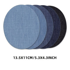 5pcs Denim Patch Fabric Repair Self Adhesive Clothing Supplies