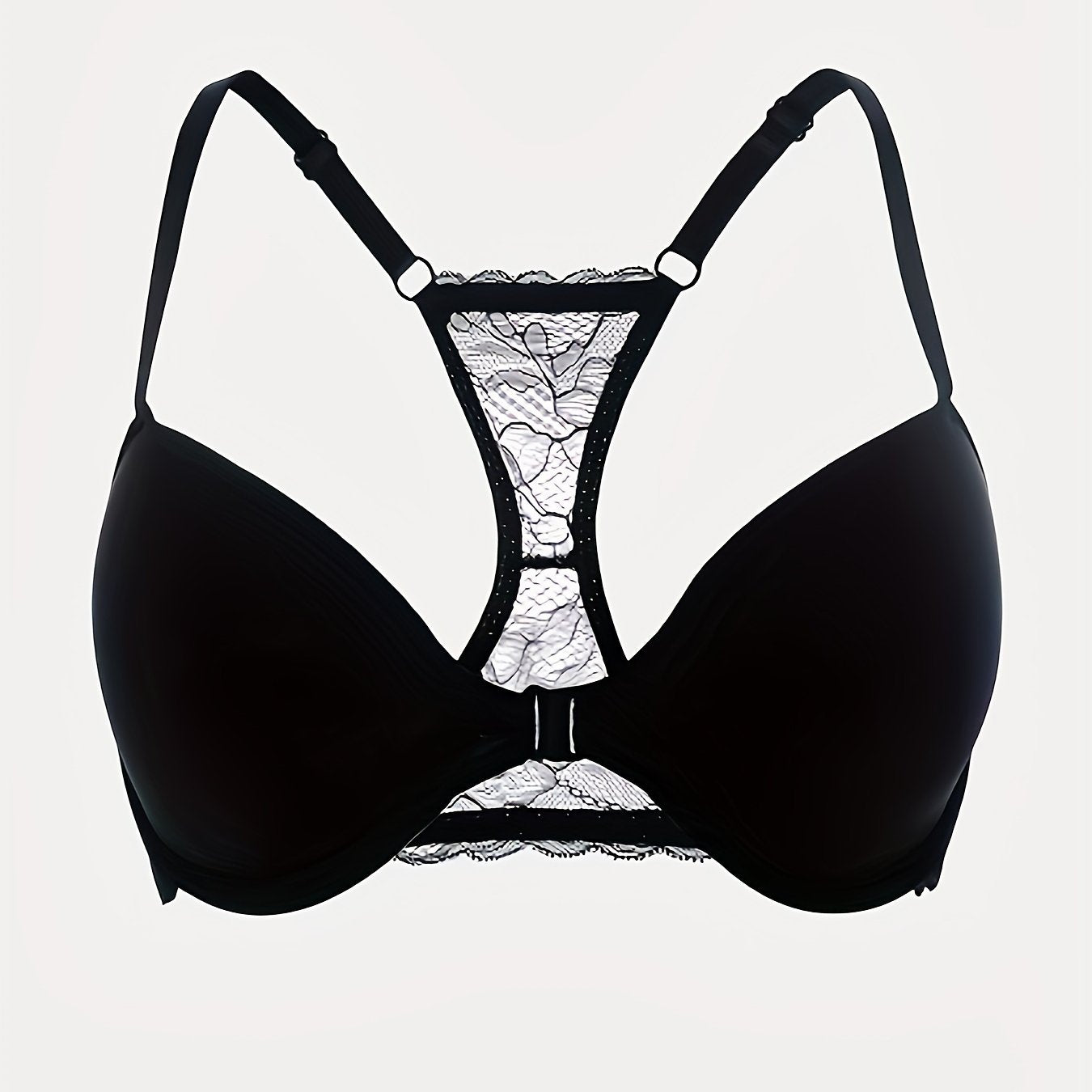 Lace T-Shirt Bra Front Buckle Push Up Bra