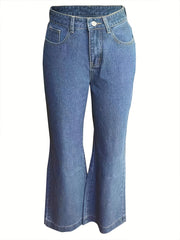 Flare Jeans Wide Legs Bell Bottom Women's Denim Jeans