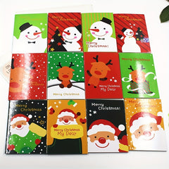 10pcs Christmas Small Book Gift Pocket Notepad Family Friends