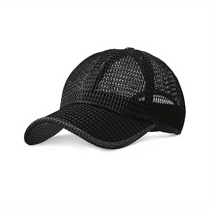 Breathable Mesh Sun Protection Baseball Cap for Outdoor Activities