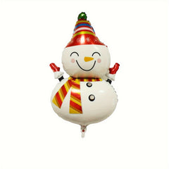 Christmas Snowman Foil Balloon Decoration Large Smiling Snowman