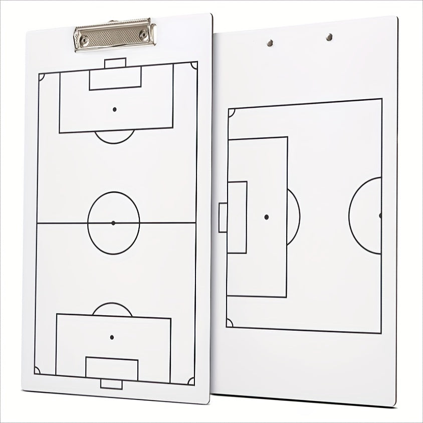 Double Sided Soccer Coach Marker Board Clipboard