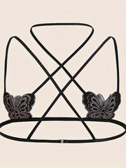 Butterfly Halter Bralette Exotic Bra