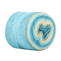 40 Acrylic 60 Polyester Gradient Yarn Cake Soft Textured Wool Thread