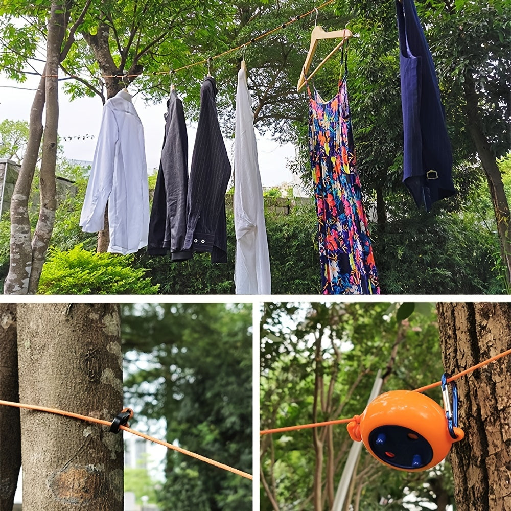 Portable Retractable Clothesline 8m Elastic