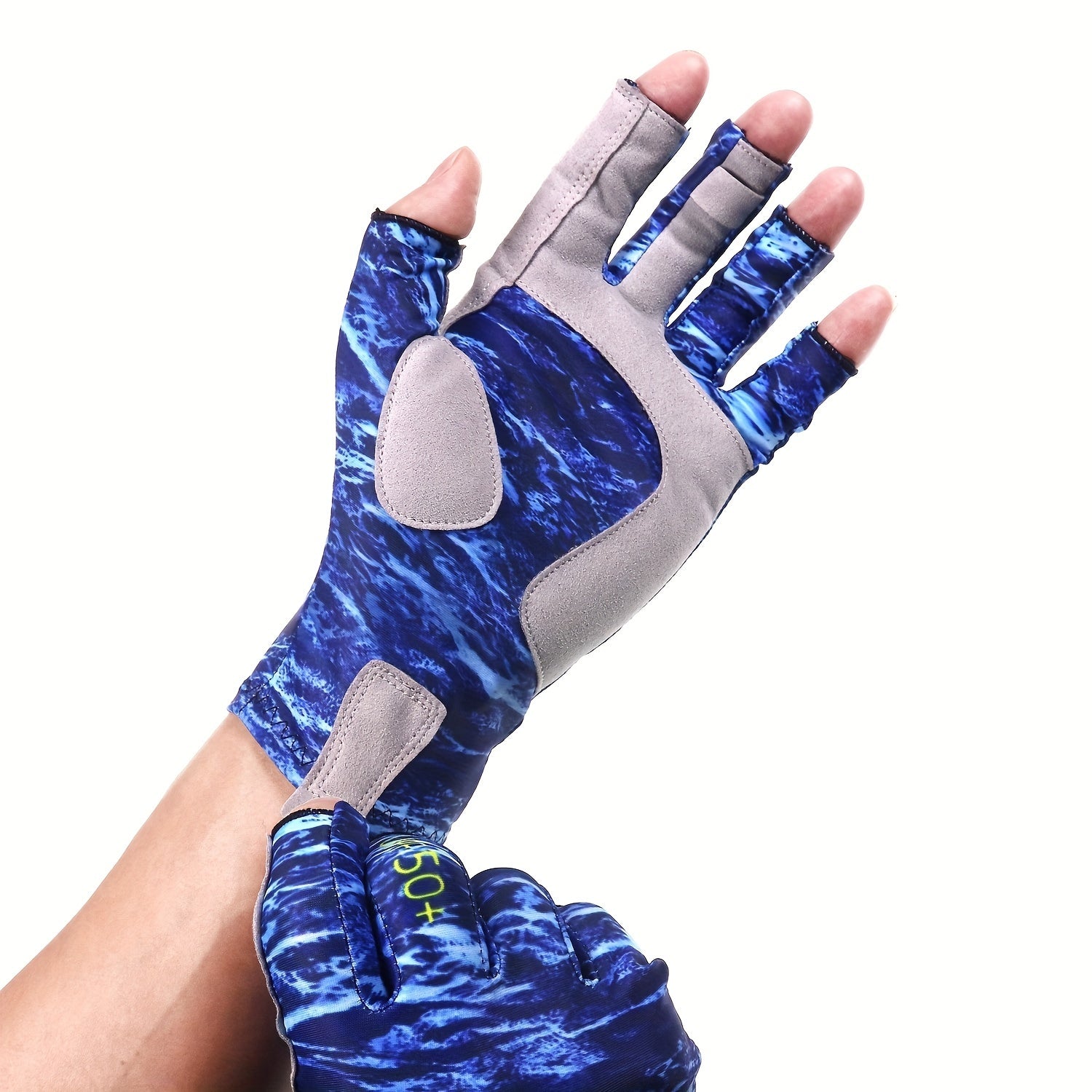 Anti slip Fishing Gloves Fingerless Gloves For Fishing Biking Camping