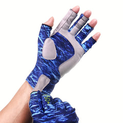 Anti slip Fishing Gloves Fingerless Gloves For Fishing Biking Camping