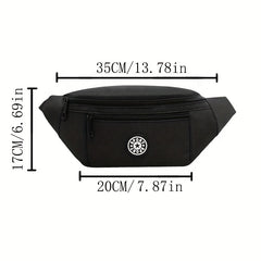 Waterproof Nylon Waist Bag for Men & Women - Outdoor Travel Hiking Running
