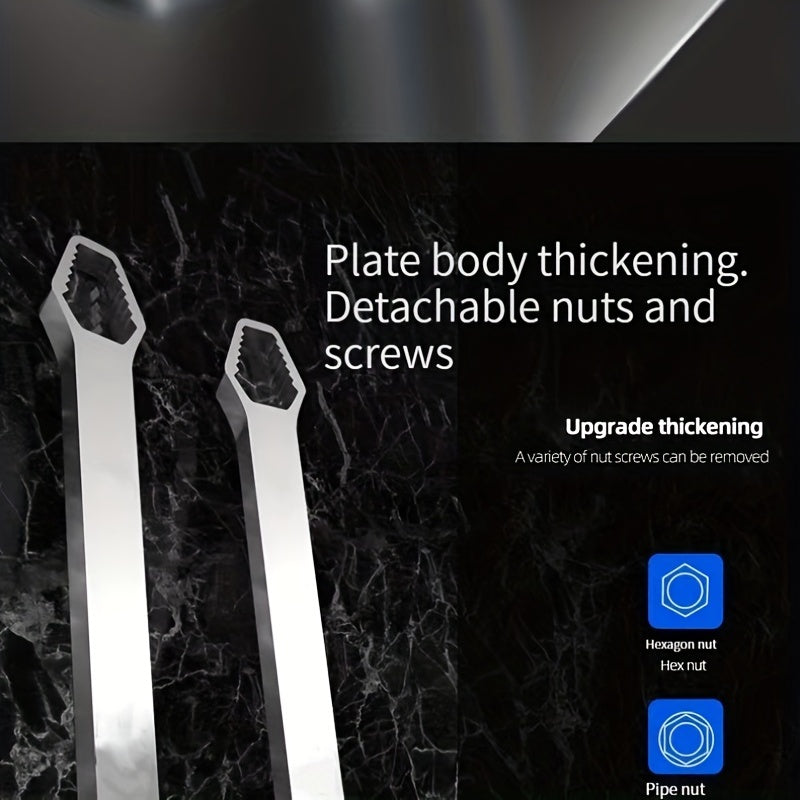 Adjustable Cross Wrench Ratchet Tool for Car Motorcycle Bicycle Repairs