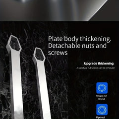 Adjustable Cross Wrench Ratchet Tool for Car Motorcycle Bicycle Repairs