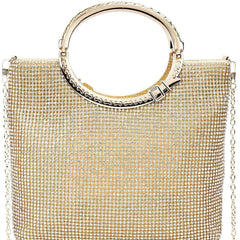 Women's Crystal Rhinestone Evening Clutch for Wedding Gala