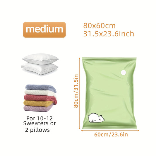 Vacuum Compression Storage Bag for Clothes Blankets Leggings