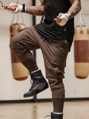 Men's Solid Joggers Outdoor Active Sweatpants