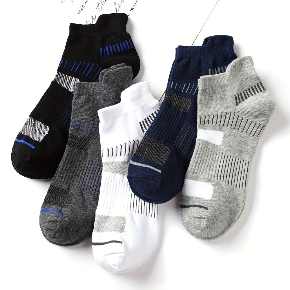 10Pairs Anti-Odor Sweat-Absorbing Breathable Low-Cut Socks