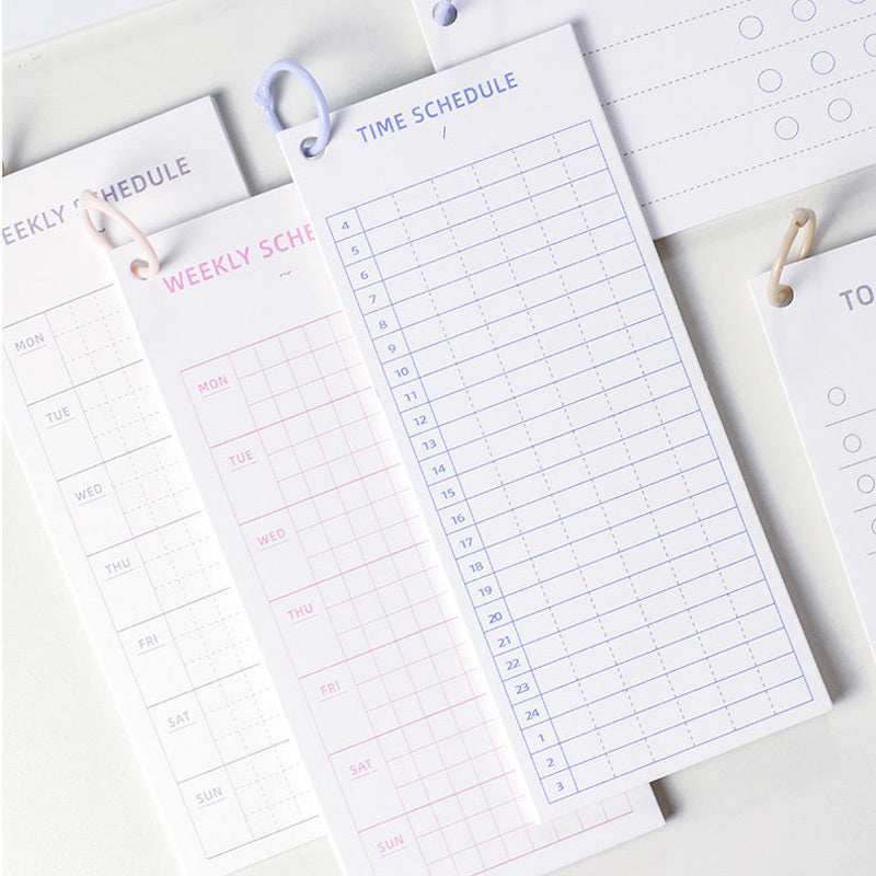 Daily Weekly Monthly To Do List Memo Pad 10 Sheets