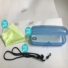 Men's Auto Zoom Glasses Intelligent Focus Film Plus Case Cloth Strap