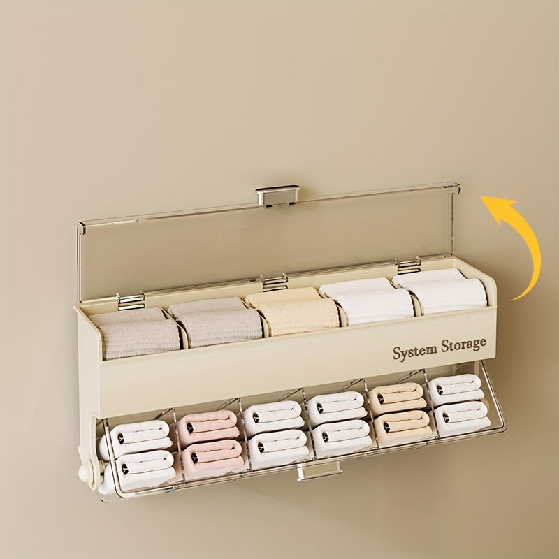 Plastic Wall Storage Box Punch Wall Hanging Grid Organizer