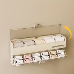 Plastic Wall Storage Box Punch Wall Hanging Grid Organizer