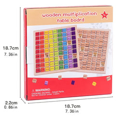 Montessori Math Hundreds Board Toy 1-100 Number Learning Educational Game