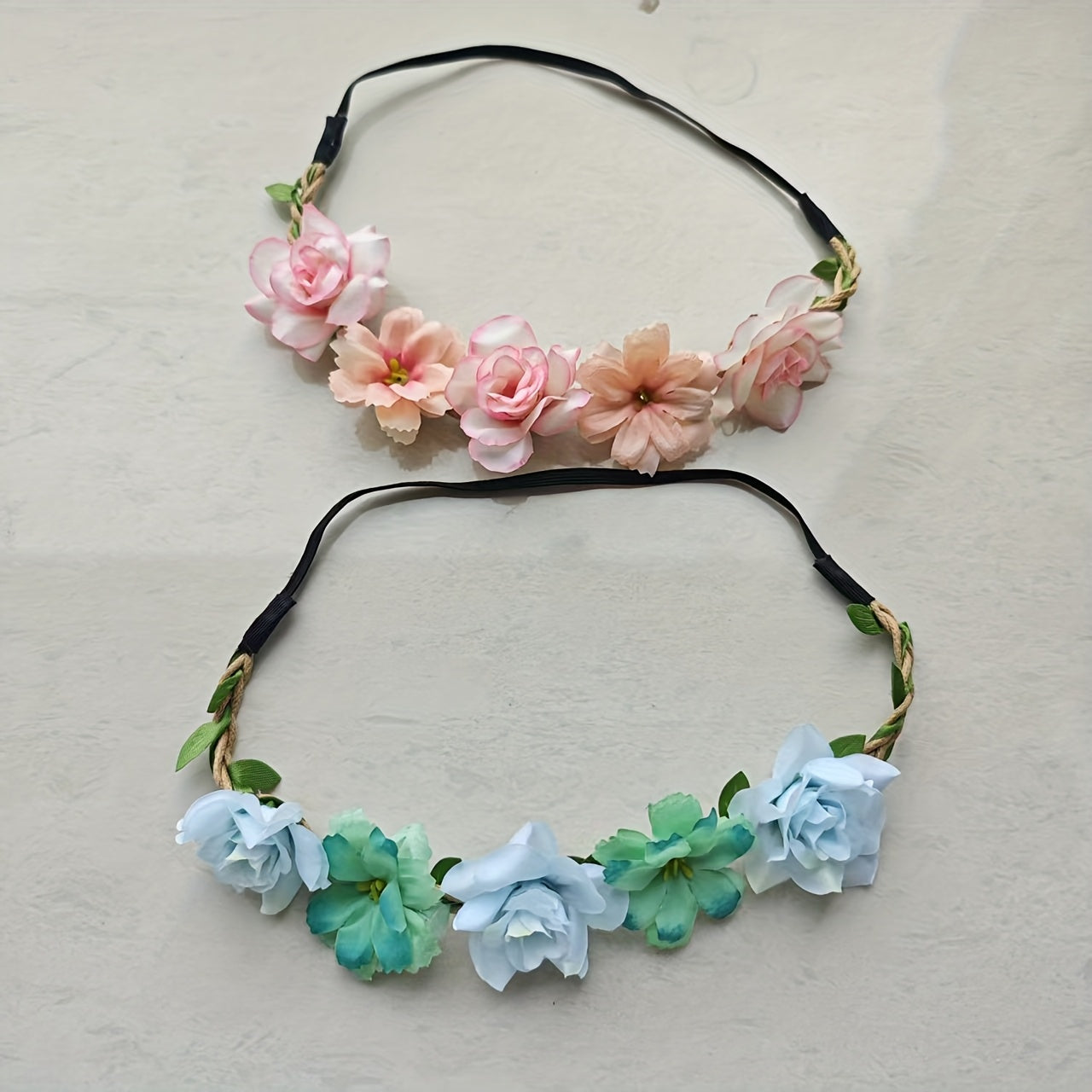 Women's Floral Hair Scrunchie for Weddings & Parties