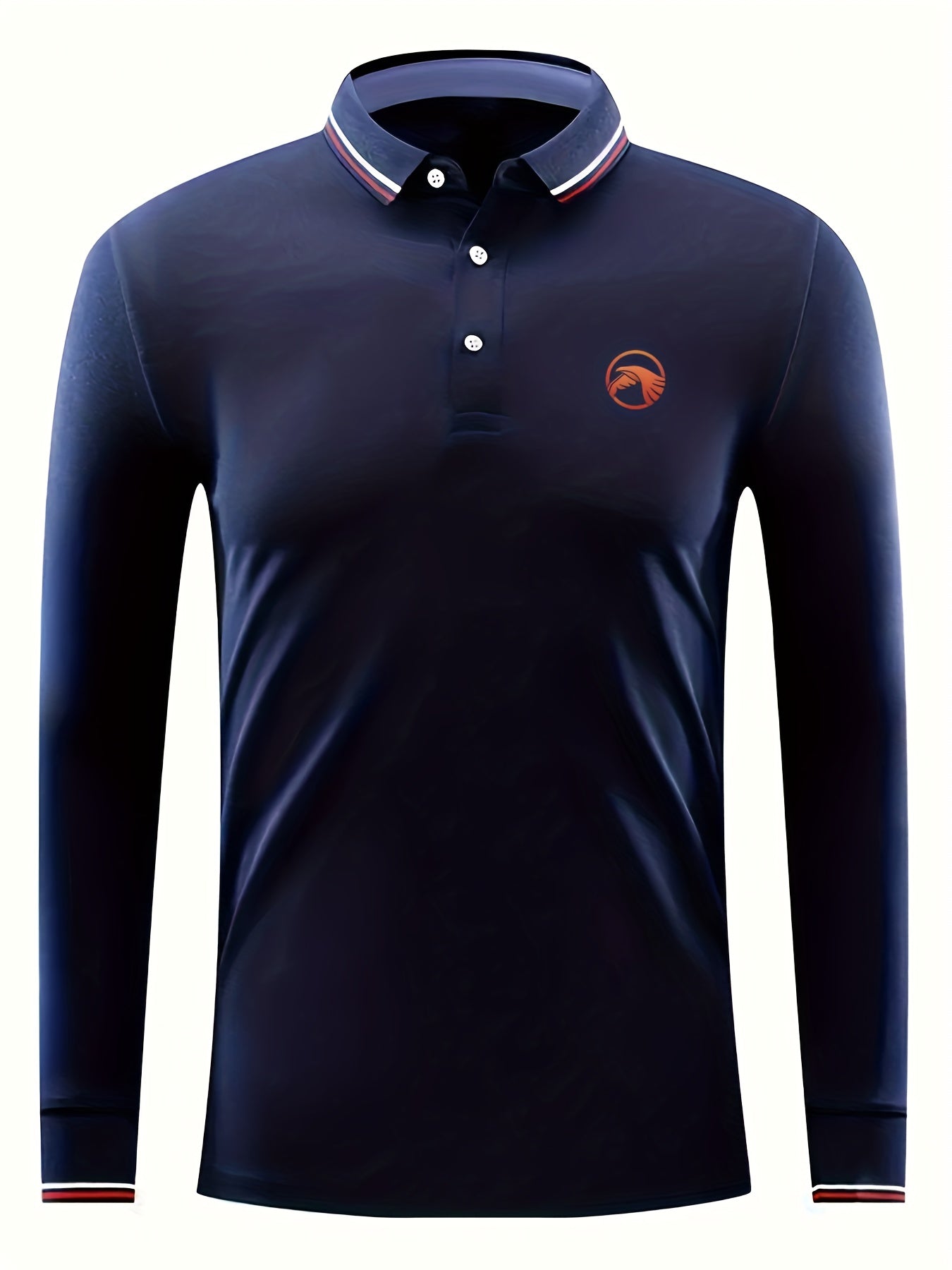 Men's Lightweight Long Sleeve Polo Shirt